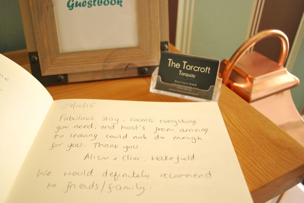 The Torcroft Bed & Breakfast Torquay Exterior photo
